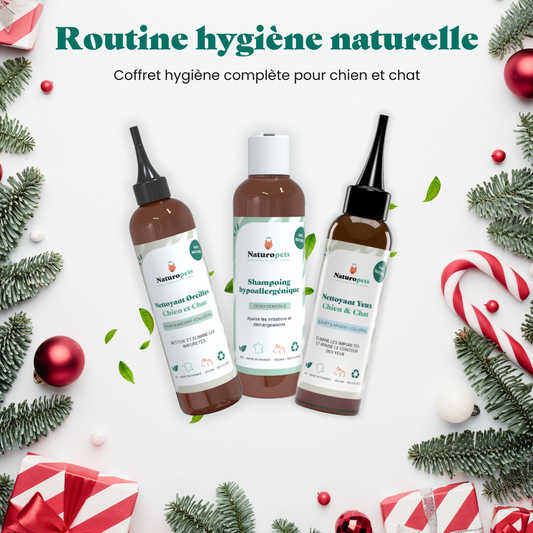 Pack routine hygiène naturelle chien et chat